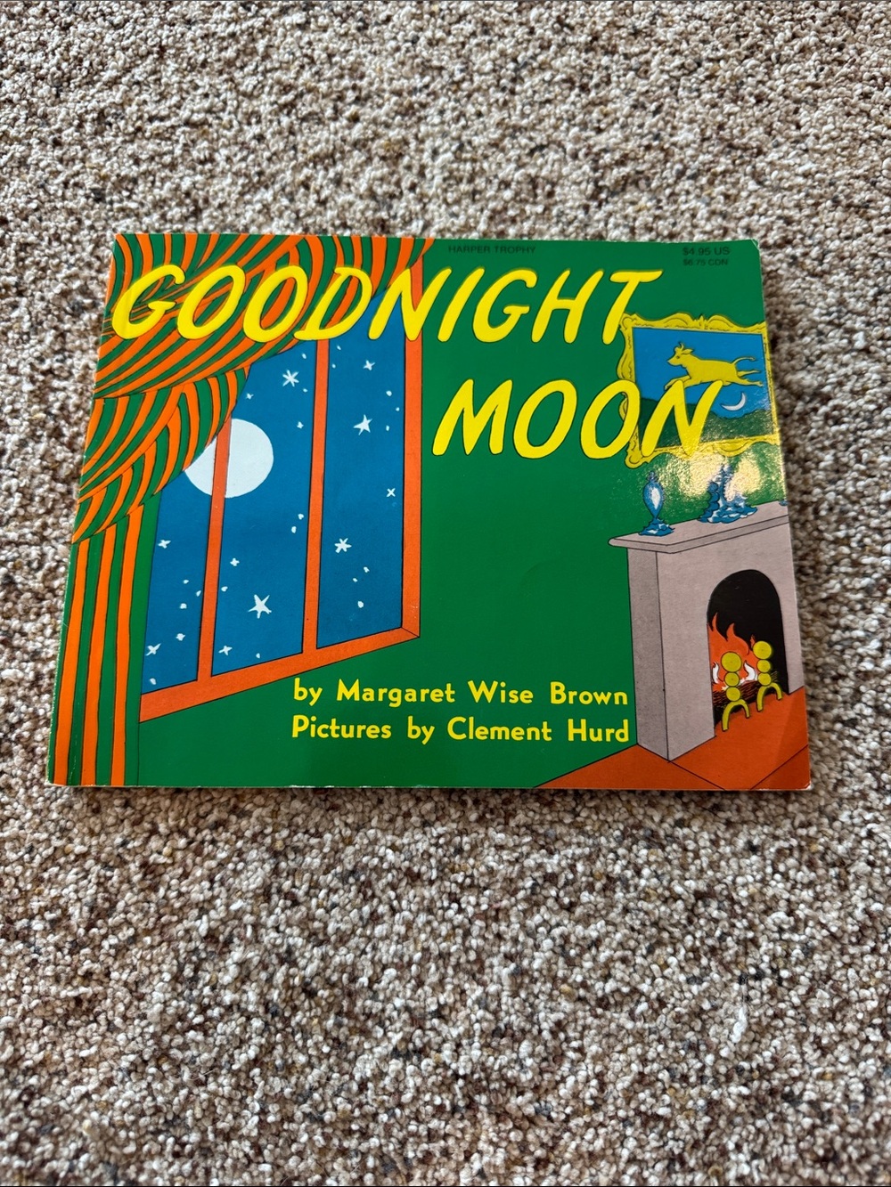 Goodnight Moon Picture Book - Green Cover